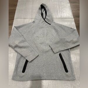 [2XL]Rossignol Light Gray Hooded Men's Sweatshirt